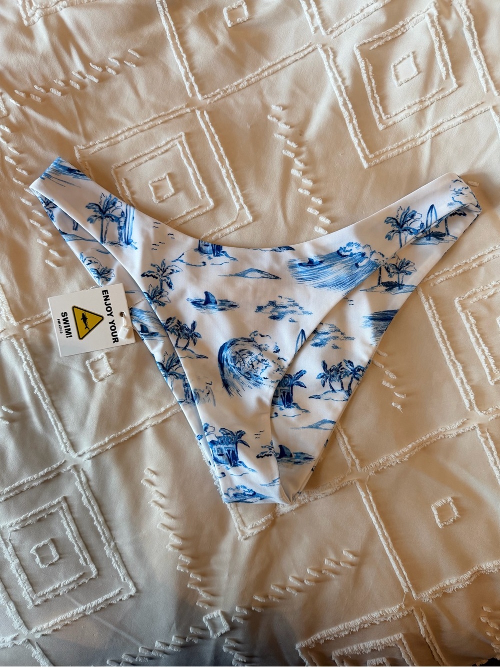Finatics Tropical Print Bikini Bottom